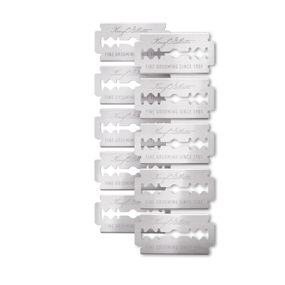King C. Gillette Double Edge Safety Razor Refill Blades (10 Count)
