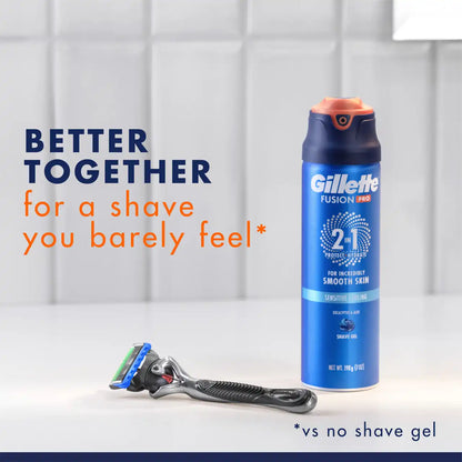 Gillette PRO Shaving Gel for Men, 7oz