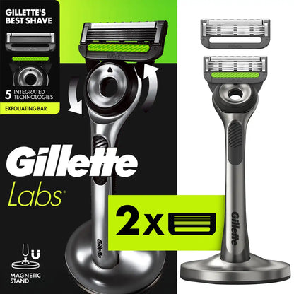 GilletteLabs Razor (1 Handle + 2 Cartridges)