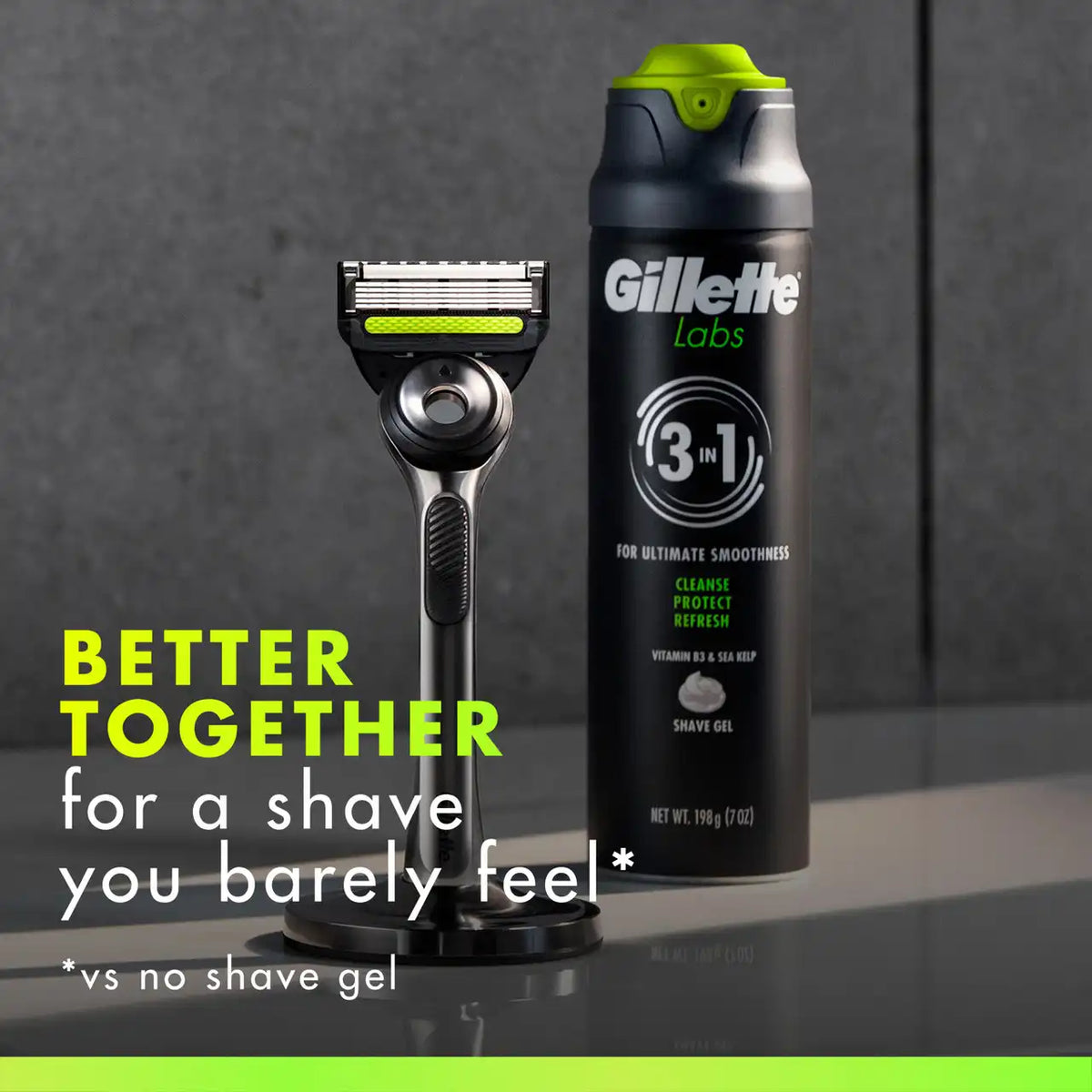 GilletteLabs Rapid Foaming Shave Gel