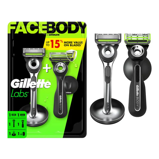 GilletteLabs Razor Duo Pack, GilletteLabs Face Razor and Body + Intimate Razor